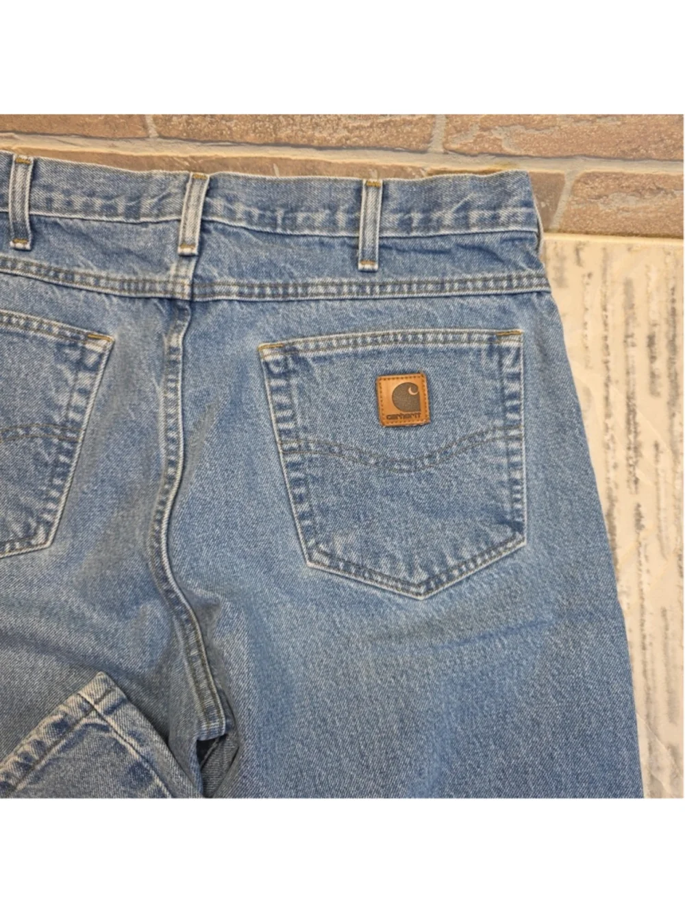 Carhartt Relaxed Fit Work Resistant RN# 14806 Sz 36 X 32 B17 STW Men's Jeans